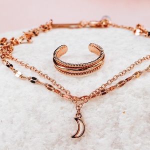 Pura Vida Jewelry Club July Anklet & Toe Ring